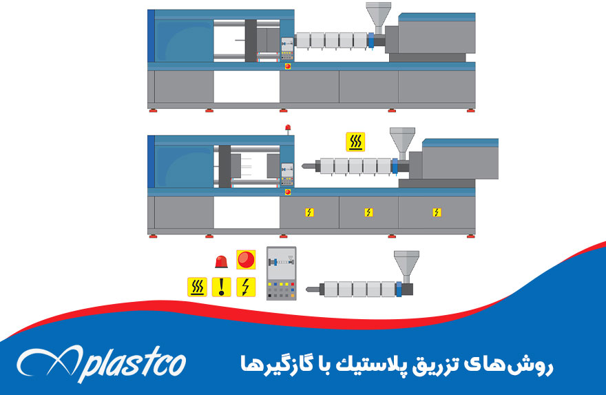 روش‌های تزریق پلاستیک با گازگیرها